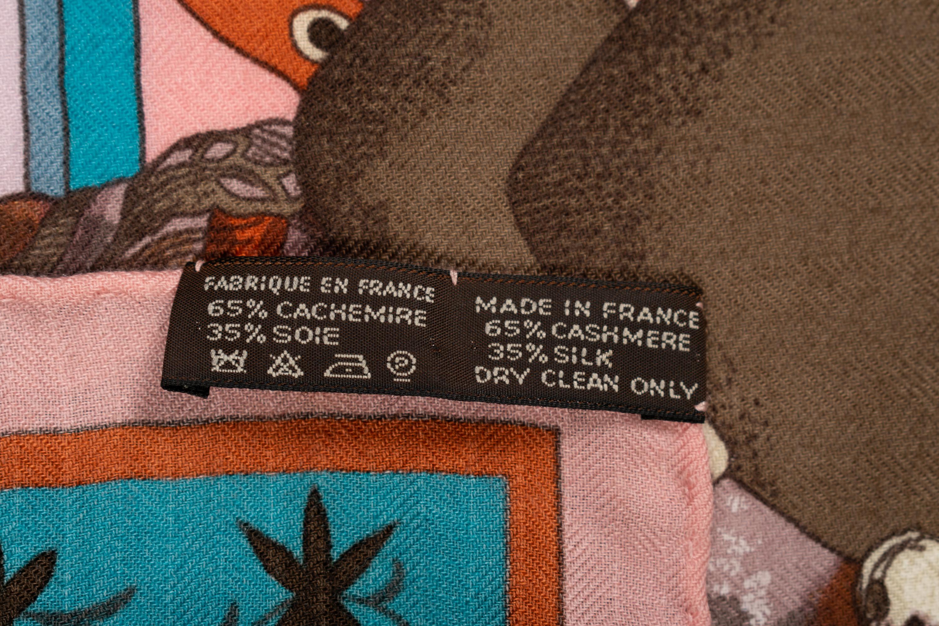 Hermès 140cm Cashmere/Silk Scarf