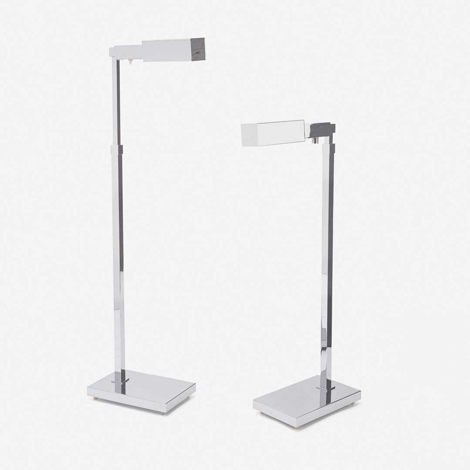 Casella Pair of Adjustable Floor Lamps, circa 1980
