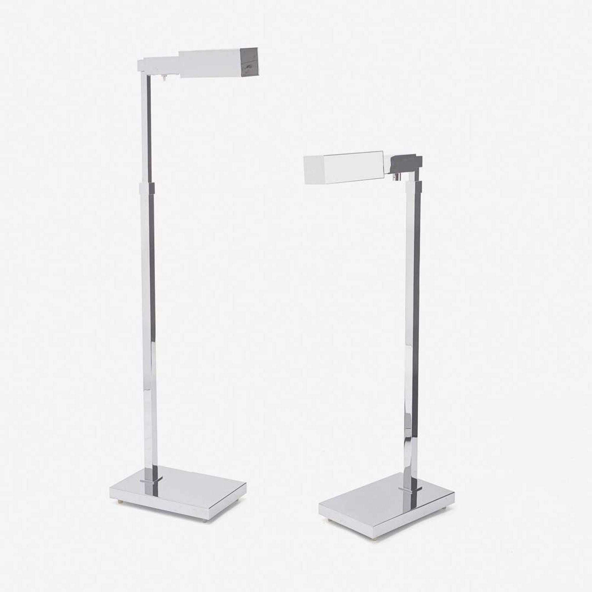 Casella Pair of Adjustable Floor Lamps, circa 1980