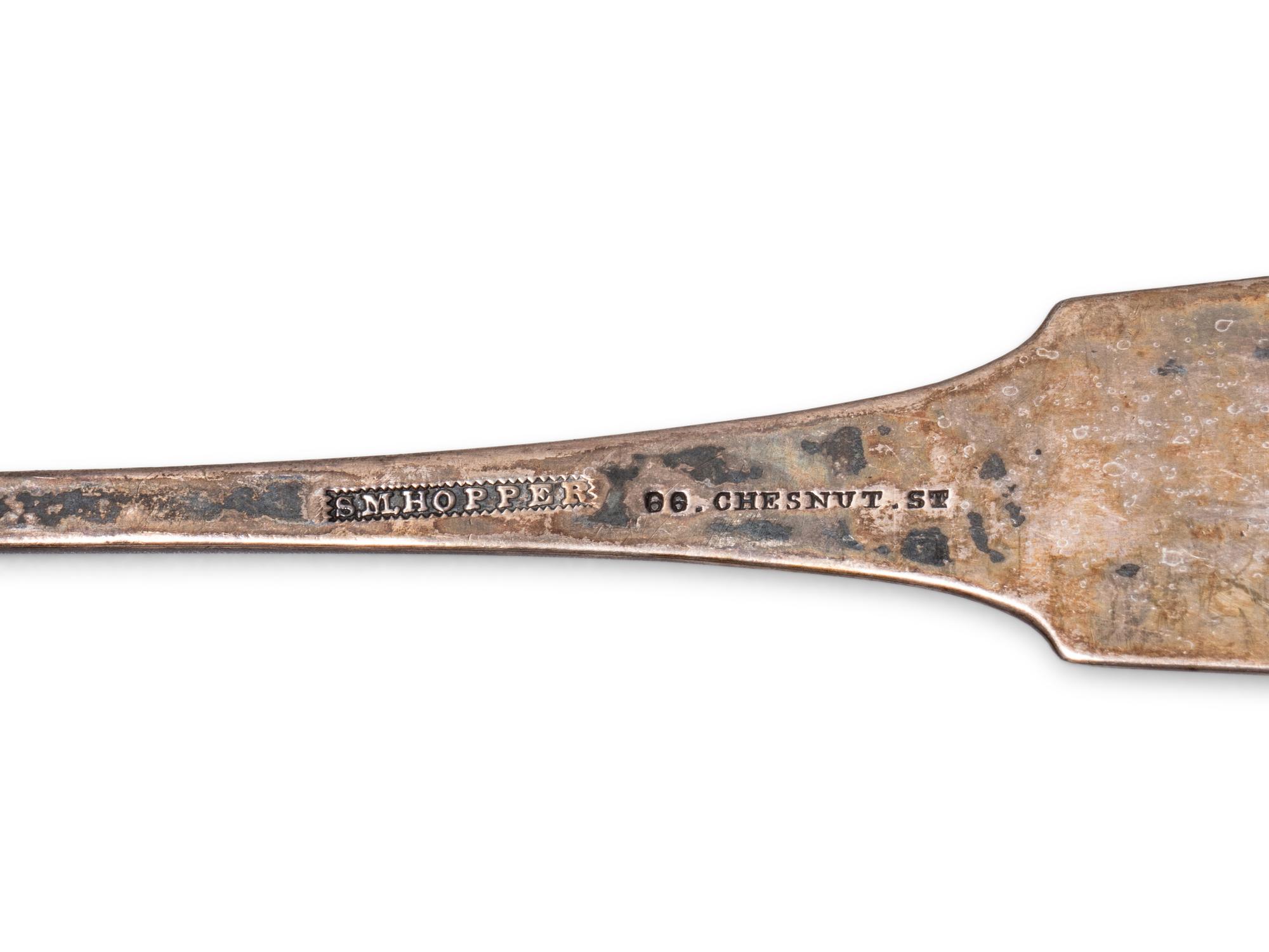 A Group of Six American Silver Ladles