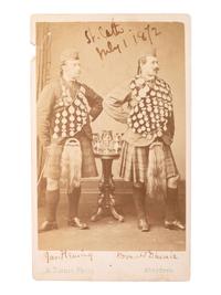 [EARLY PHOTOGRAPHY] -- [SCOTLAND]. A group of 16 portraits of Scottish soldiers and civilians.