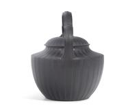 A Wedgwood Black Basalt Rum Kettle and Cover
