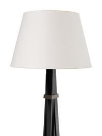 A Contemporary Ebonized Oak Floor Lamp