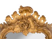 A Pair of Italian Baroque Style Giltwood Mirrors