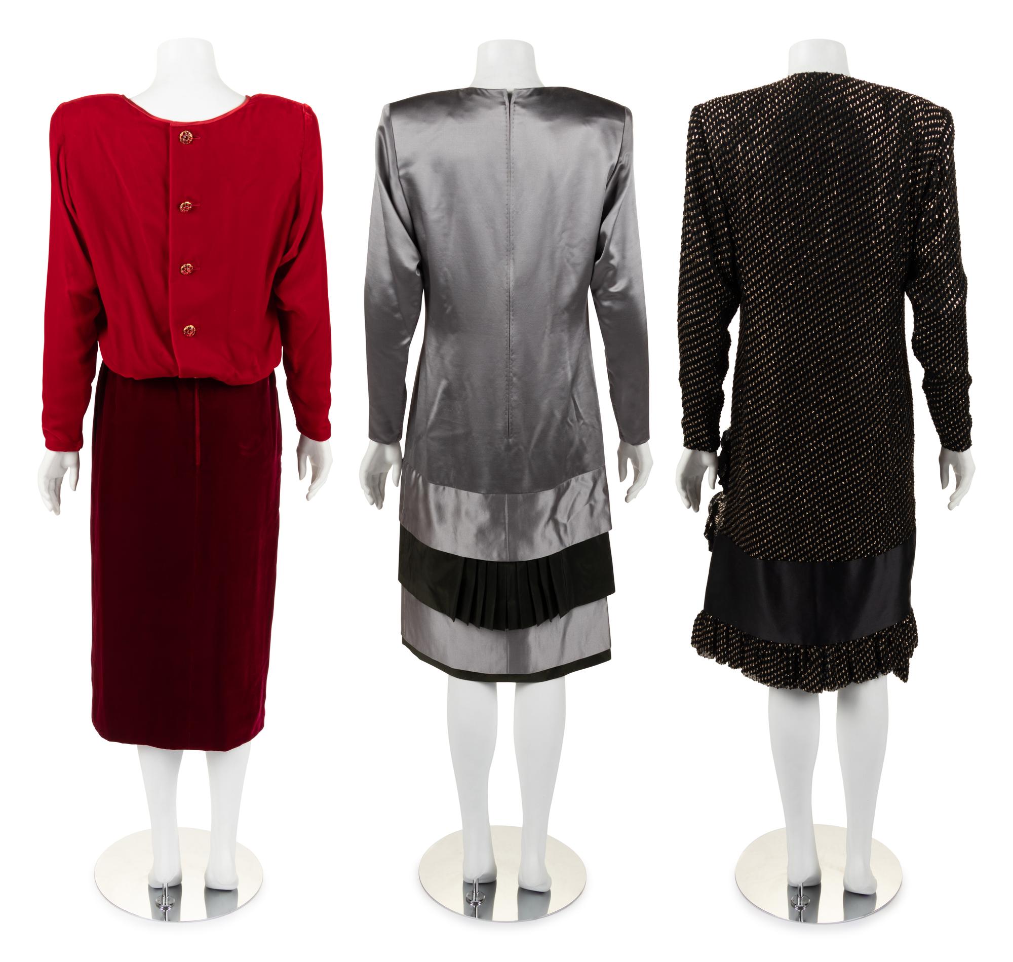 Three Galanos Dresses, Spring/Summer 1987