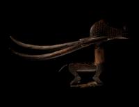A Bamana Wood Antelope (Chiwara)