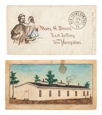 [CIVIL WAR]. A group of soldier's art and ephemera.