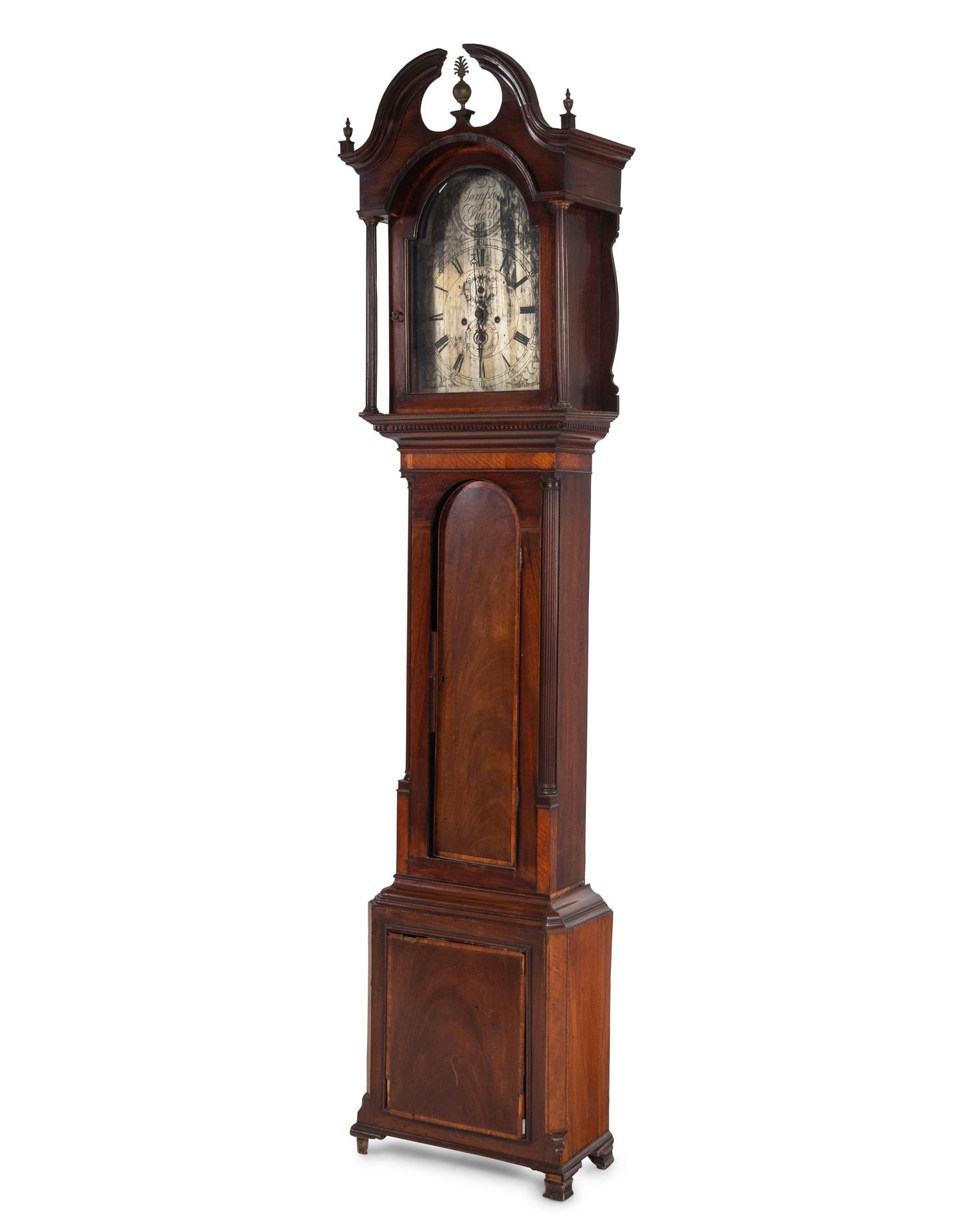 *APPROVED FOR DONATION* A George III Style Mahogany Tall Case Clock