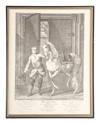 Six Austrian Equestrian Engravings