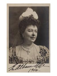 [20TH-CENTURY OPERA SINGERS]. A group of 6 photographs or photographic postcards of opera singers from the 1900s, most signed, comprising images of: