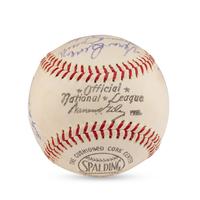 A 1962 St. Louis Cardinals Team Signed Autograph Baseball (Beckett Authentication Services)