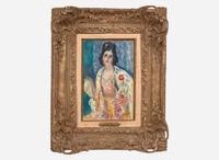 Charles Camoin (French, 1879-1965) - Femme à l'Éventail