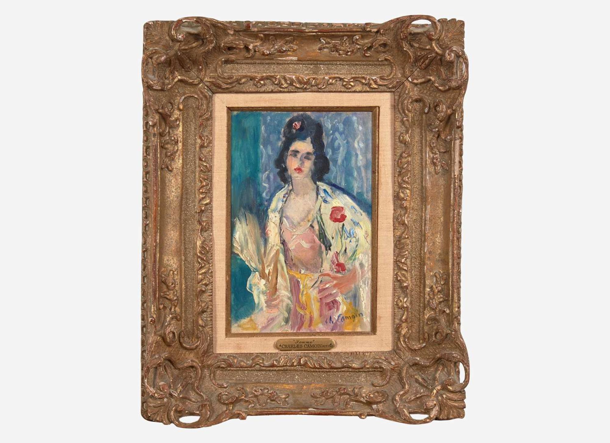 Charles Camoin (French, 1879-1965) - Femme à l'Éventail