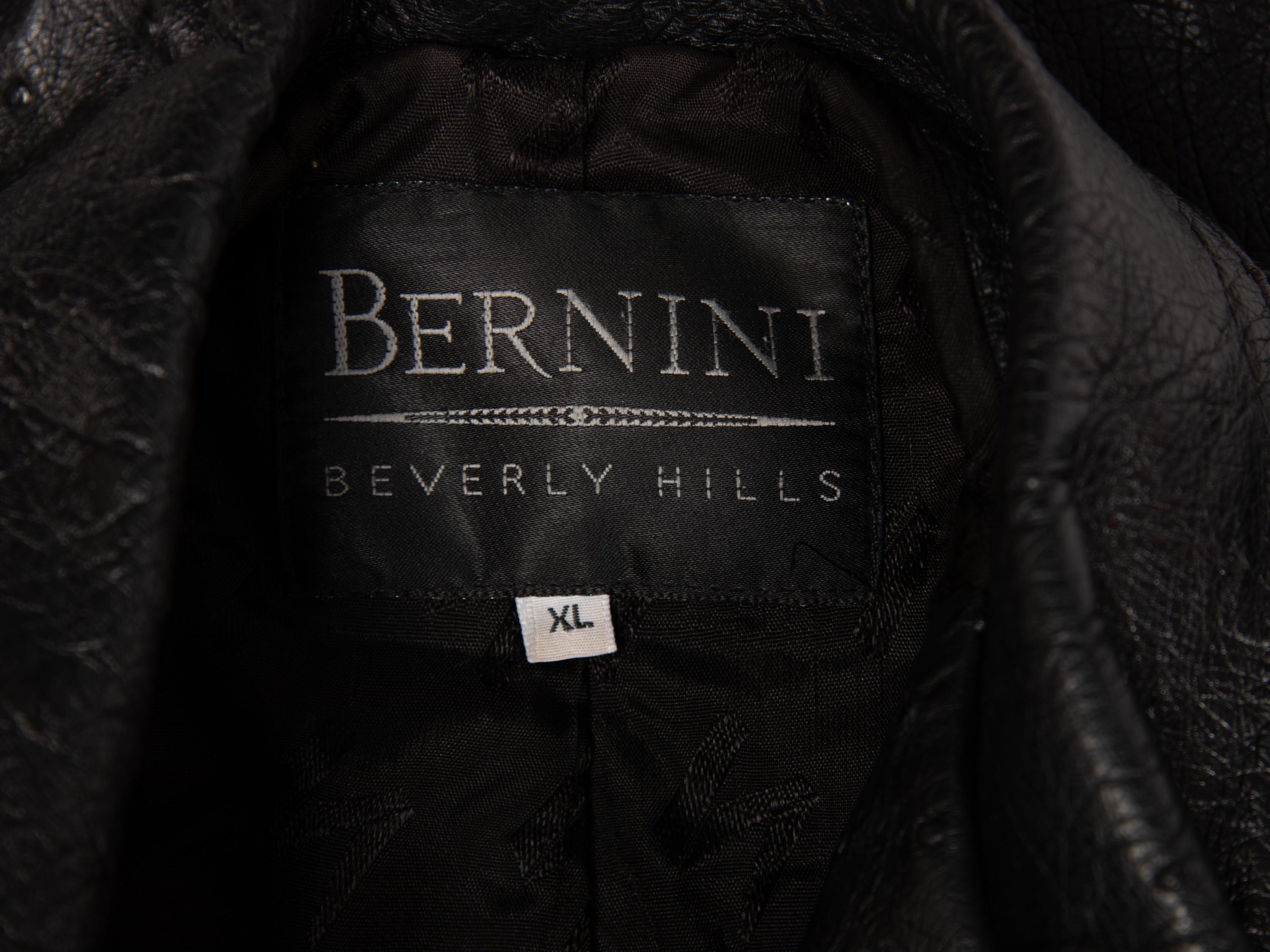 Mike Ditka's Personally Owned and Worn Ostrich Jacket: Bernini Beverly Hills