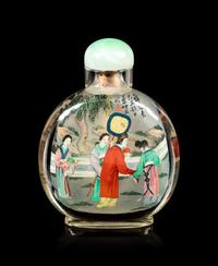 An Inside Painted Glass Snuff Bottle