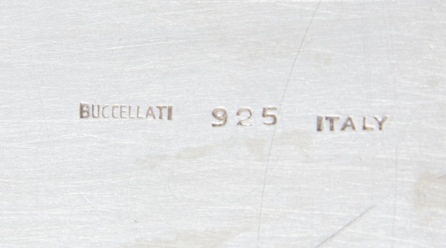 An Buccellati Silver Tray Length 27 1/8 x width 21 1/2 inches; weight 133ozt. 98 dwt.