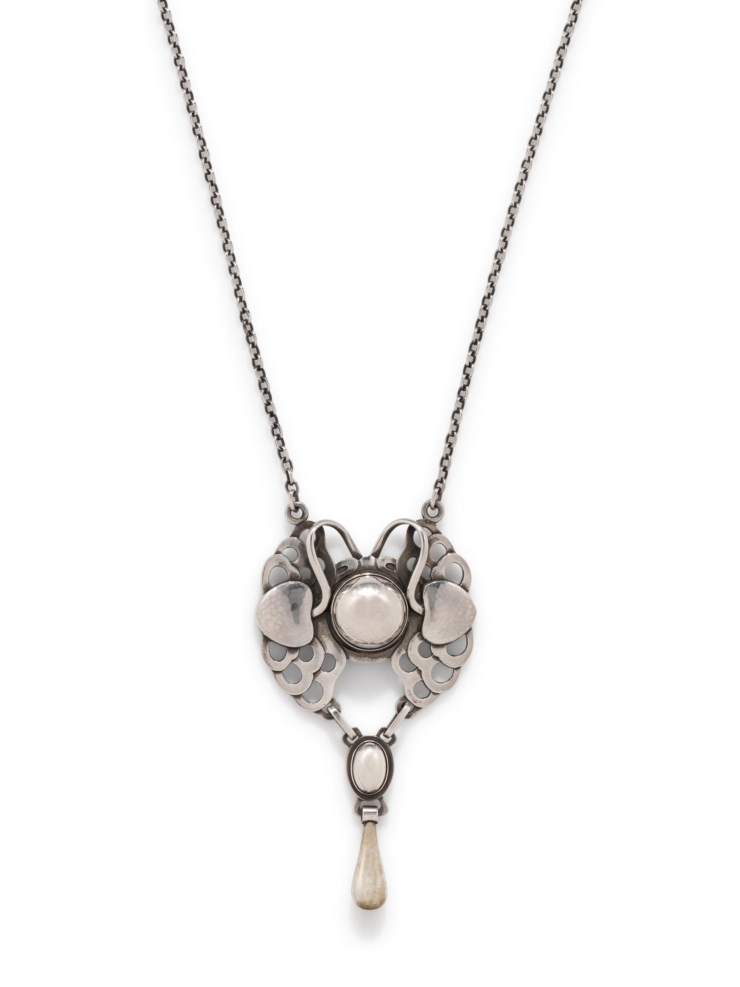GEORG JENSEN, STERLING SILVER NECKLACE