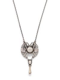 GEORG JENSEN, STERLING SILVER NECKLACE