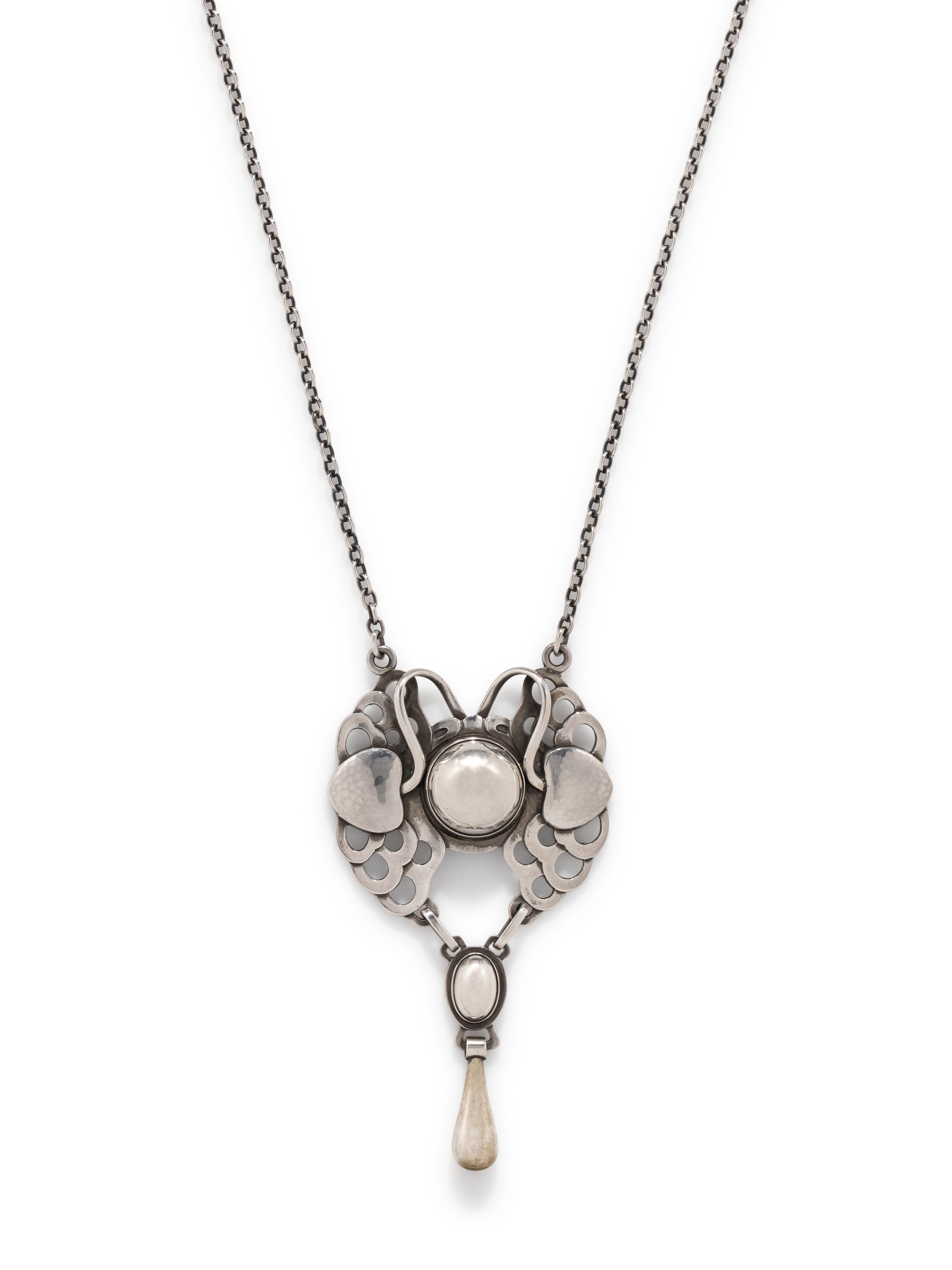 GEORG JENSEN, STERLING SILVER NECKLACE