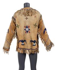 Apache Beaded Hide Jacket, Pictorial