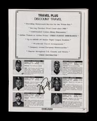 A Michael Jordan Signed Autograph 1994 Chicago White Sox Spring Training Program (Beckett Authentication Services Letter)