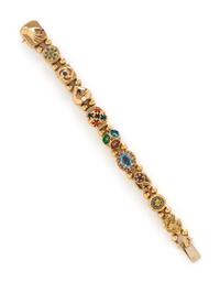 YELLOW GOLD SLIDE BRACELET