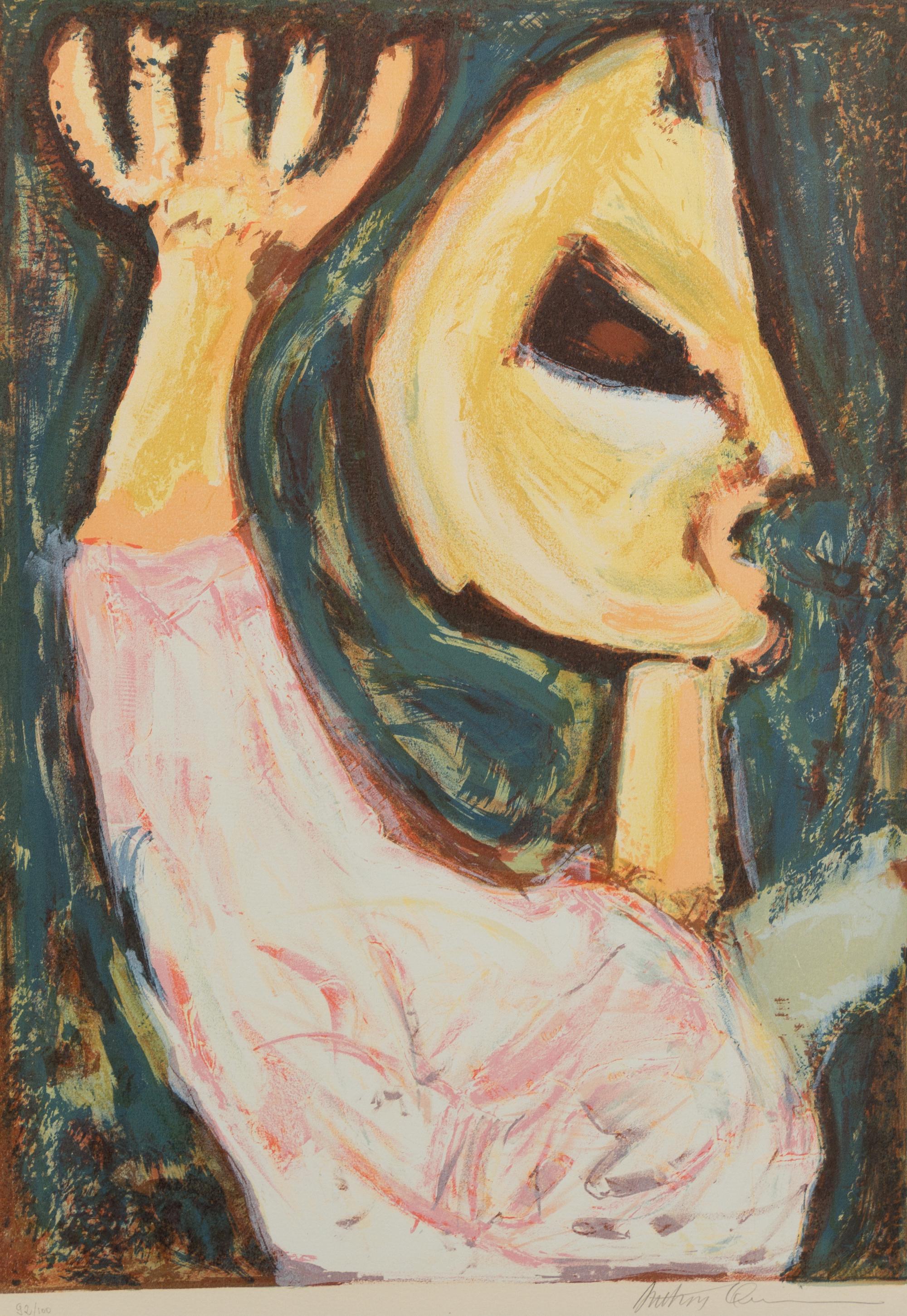 Anthony Quinn, (Mexican/American, 1915-2001), The Great Spirit, 1986 (The complete portfolio, comprising ten lithographs printed in col