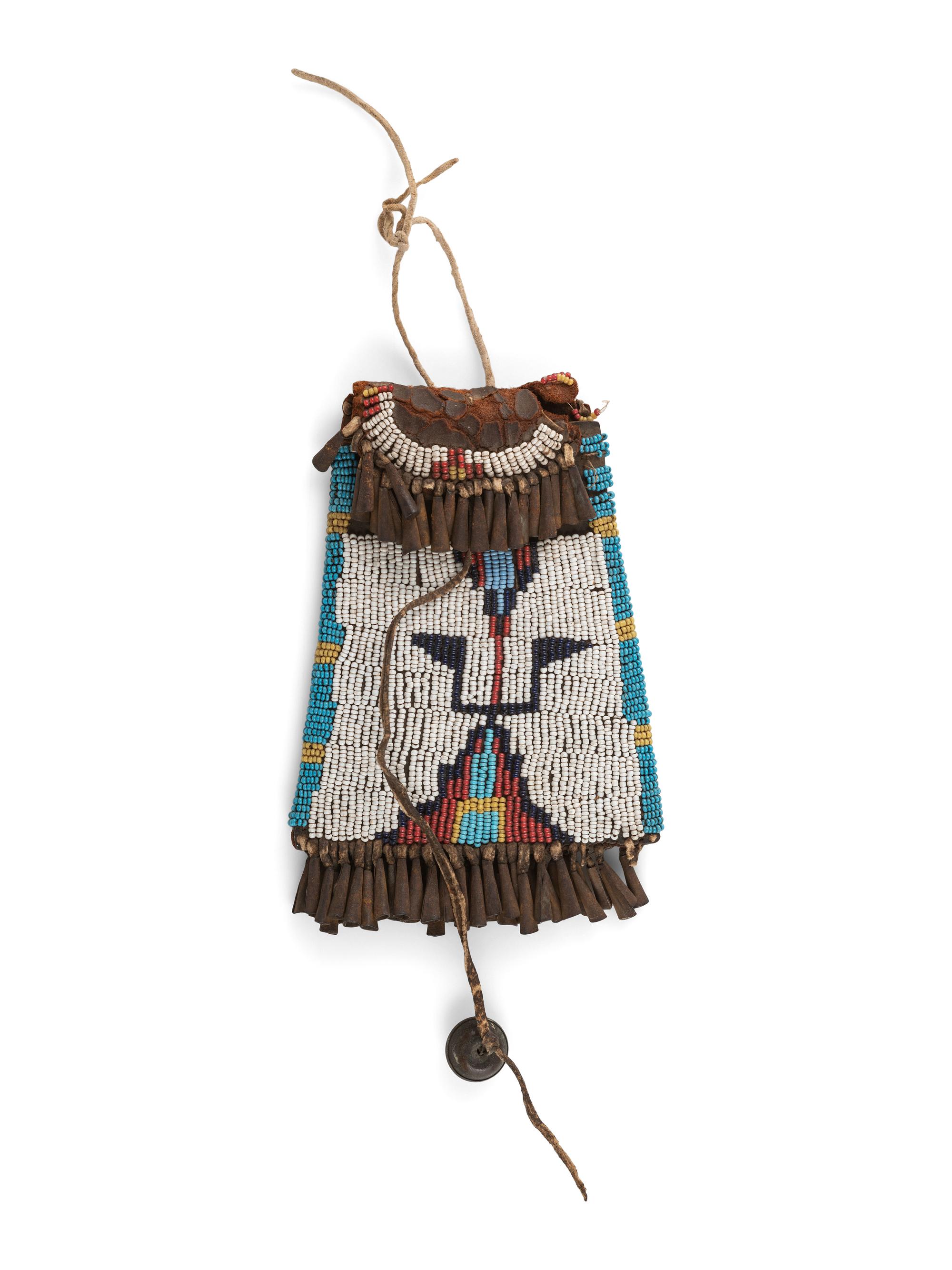 Northern Plains Beaded Hide Strike-a-Light Bag