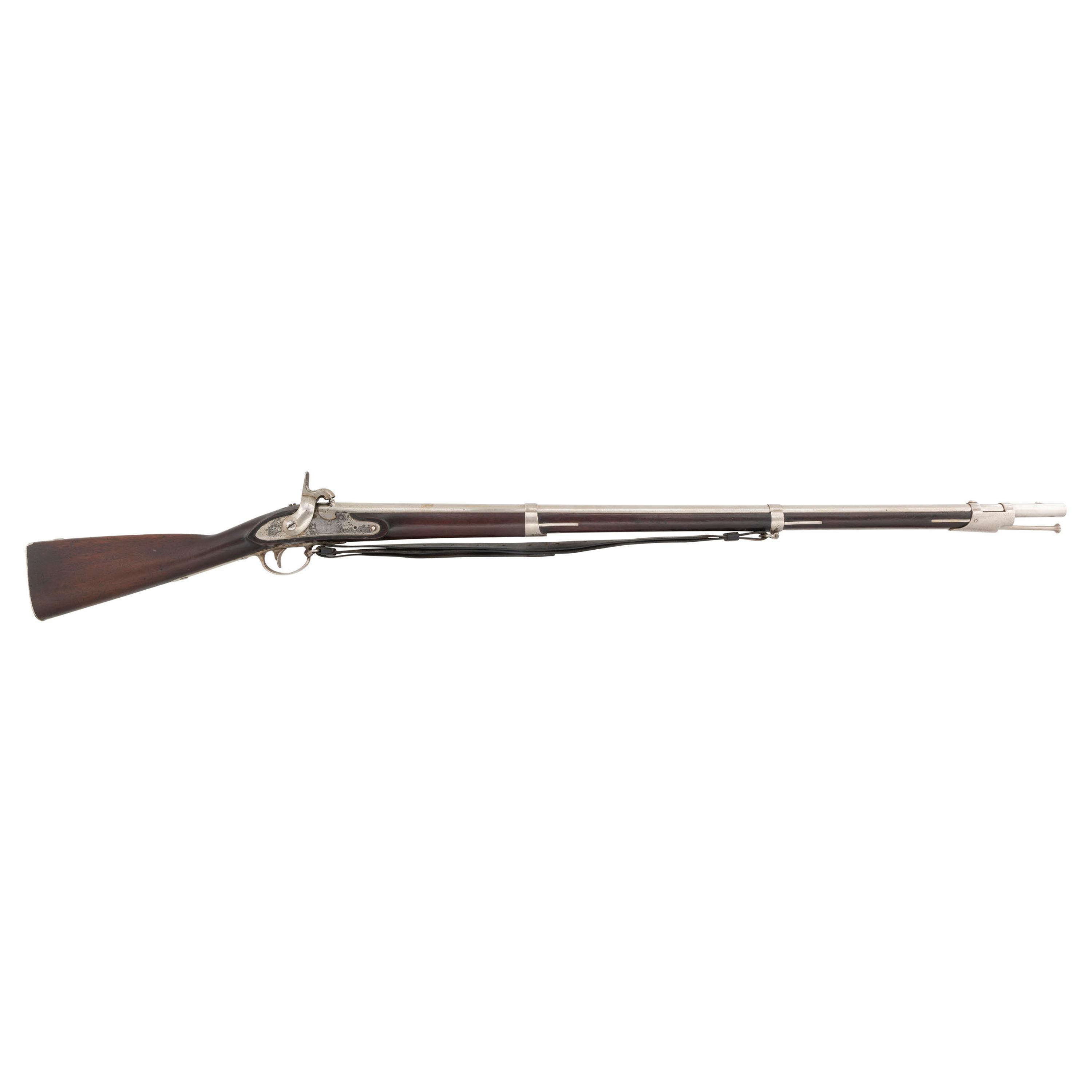 US Springfield Model 1828 (1816 Type III) Conversion Musket with Tinned Finish