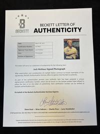 A Group of Jack Nicklaus and Arnold Palmer Signed Autograph Items (Beckett Authentication Services Letters),