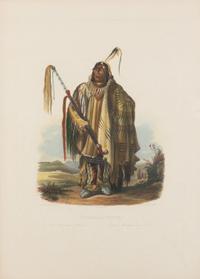 BODMER, Karl (1809-1893) Péhriska-Rúhpa . [A Minatarre or Big-Bellied Indian] (Tab. 17).