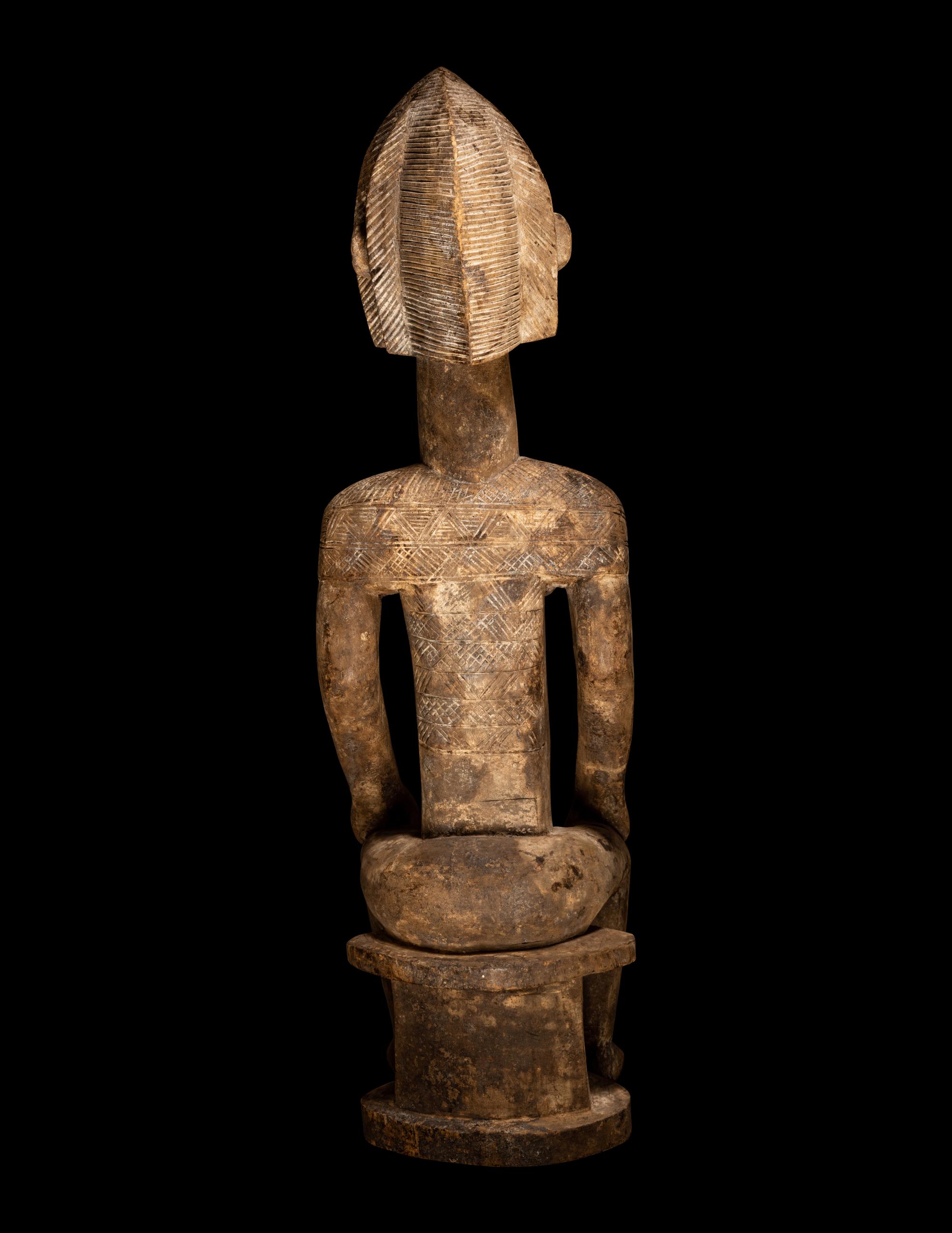 A Bamana Wood Female Figure