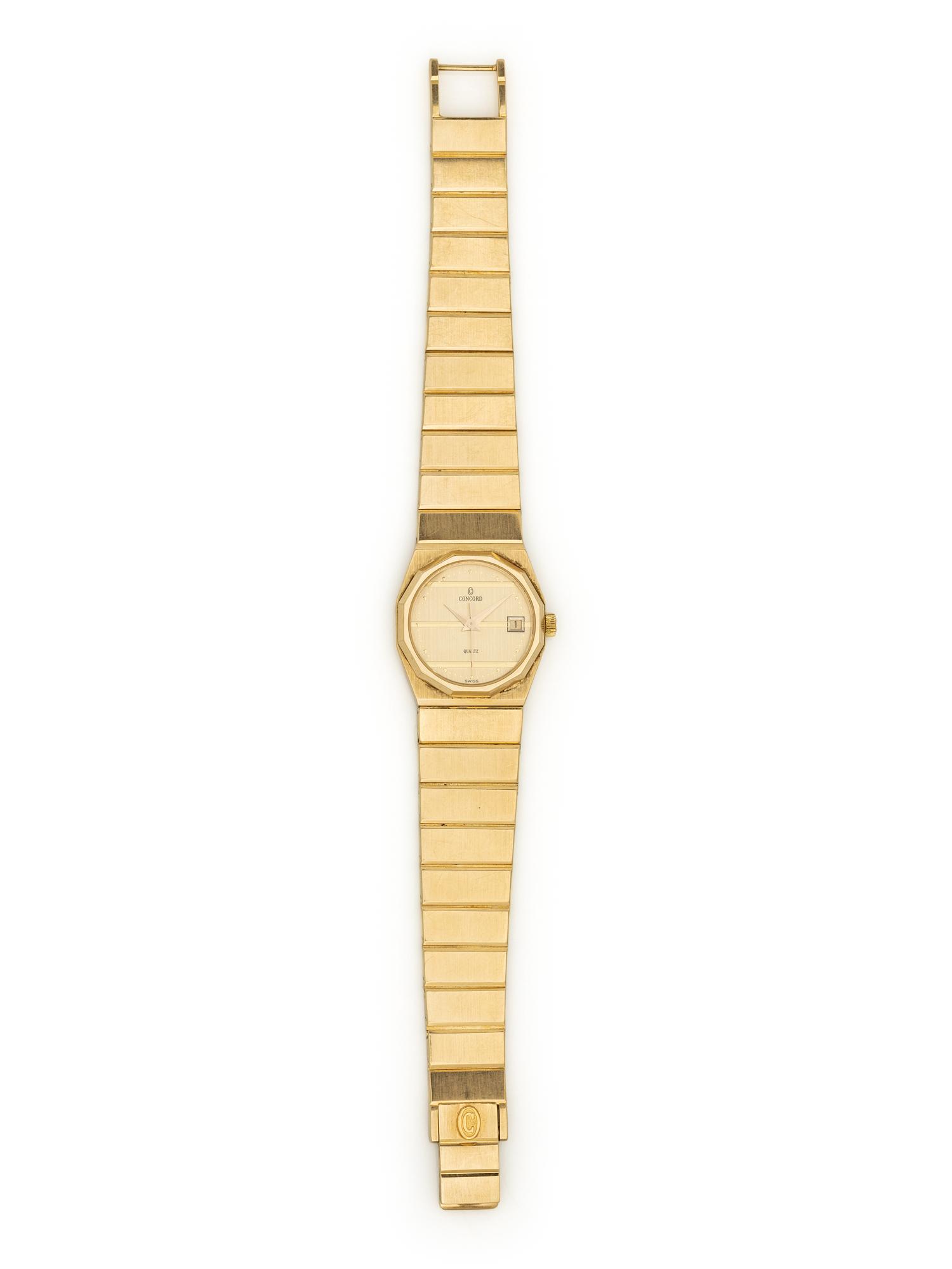 CONCORD, 14K YELLOW GOLD 'MARINER' WATCH