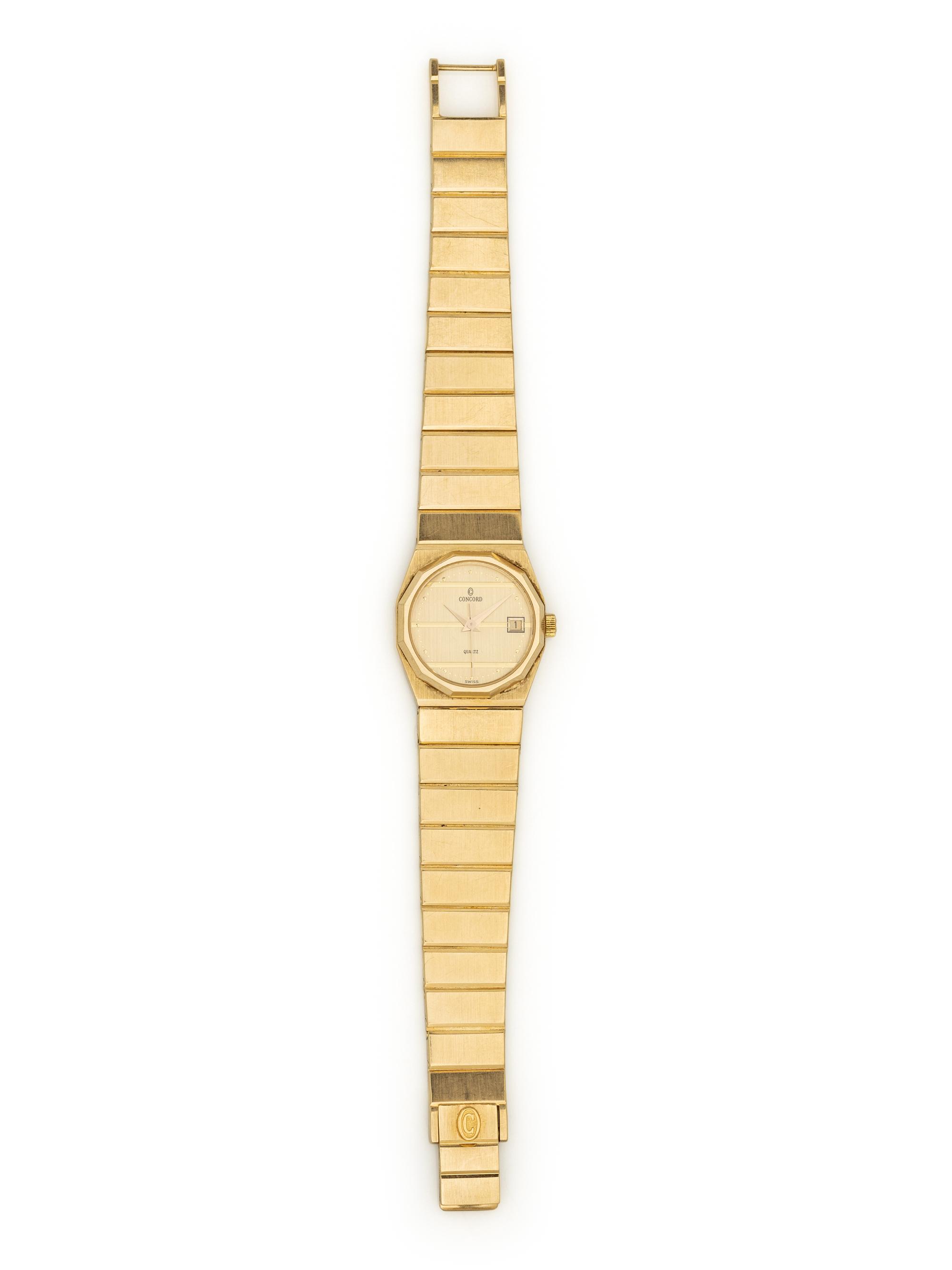 CONCORD, 14K YELLOW GOLD 'MARINER' WATCH