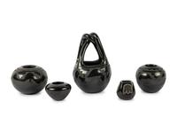 Collection of Blackware Pueblo Pottery