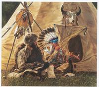 A Collection of Seven Framed Western Prints