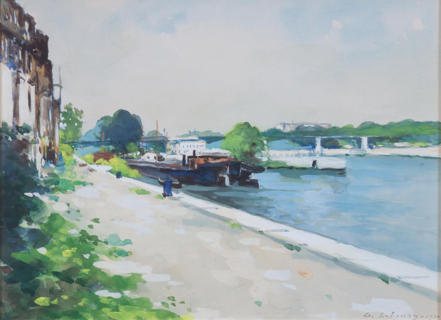 Albert Lebourg, (French, 1849-1928), La Seine a Paris, 1920