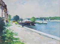Albert Lebourg, (French, 1849-1928), La Seine a Paris, 1920