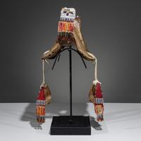 Sioux Child's Beaded Saddle Tree