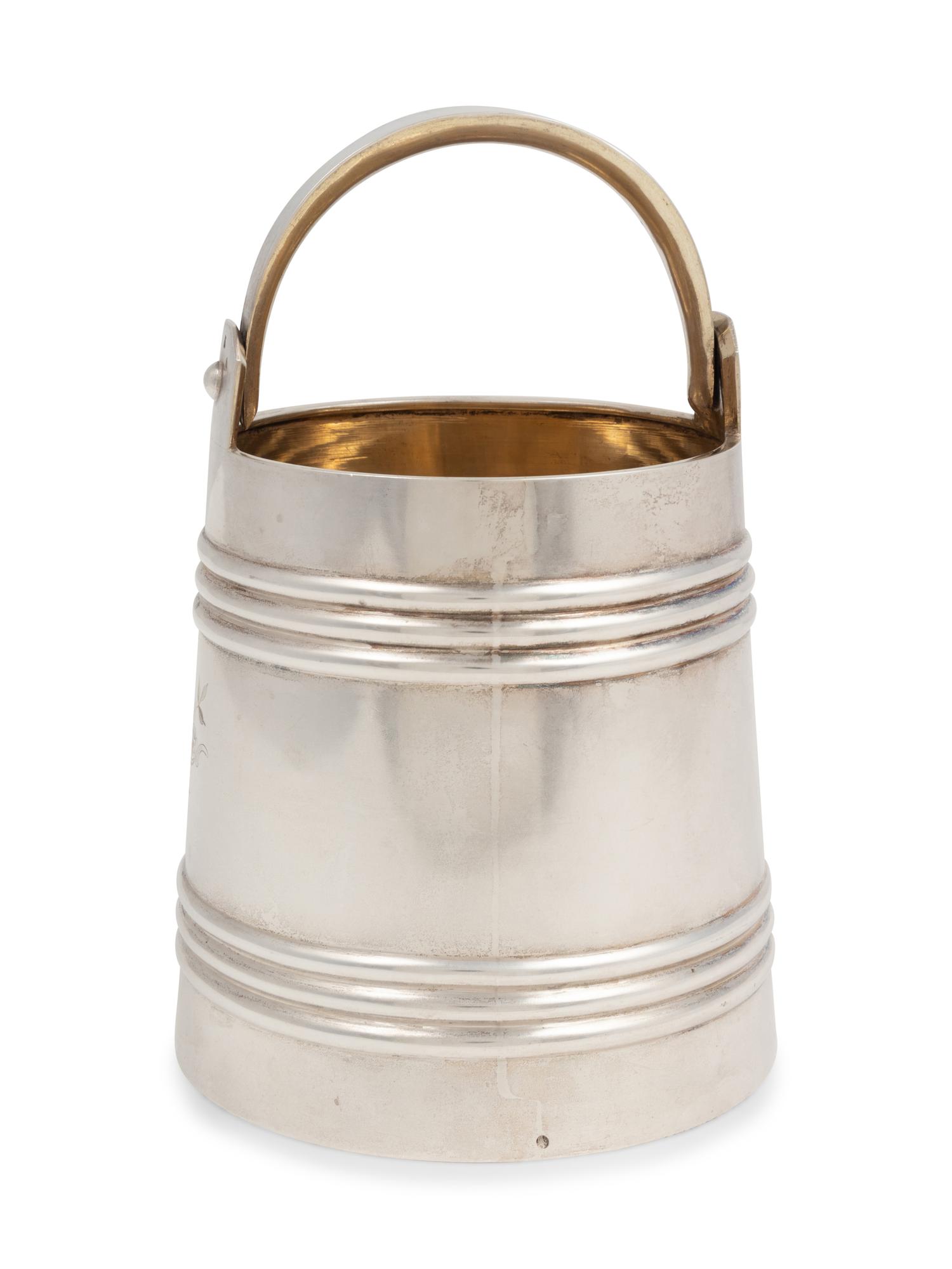 A Russian Silver Ice Bucket
