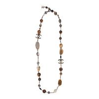 Chanel, Hardstone Sautoir Necklace