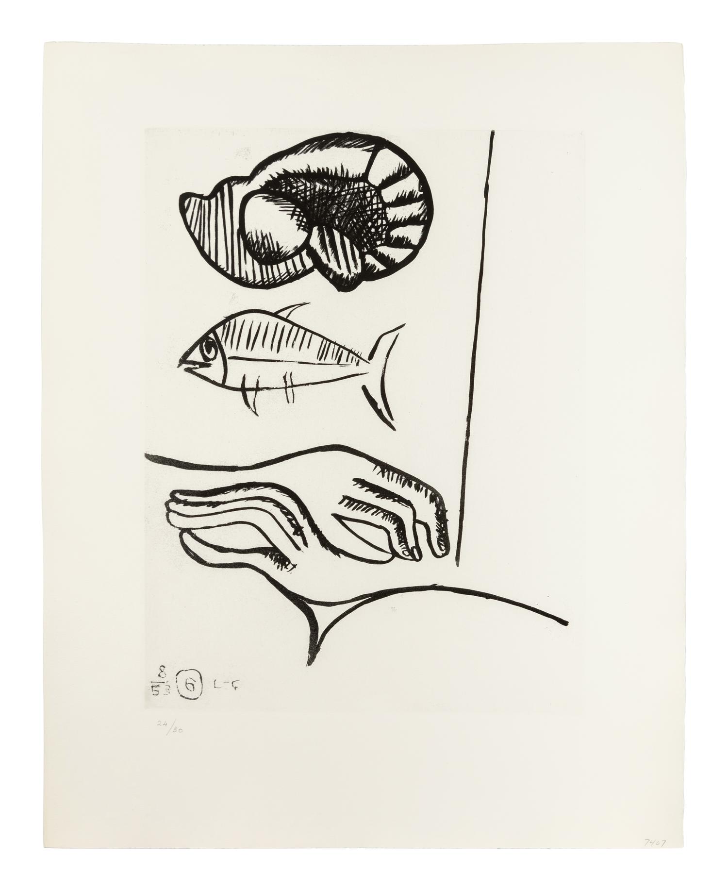 A group of four prints from Unité , 1963-65