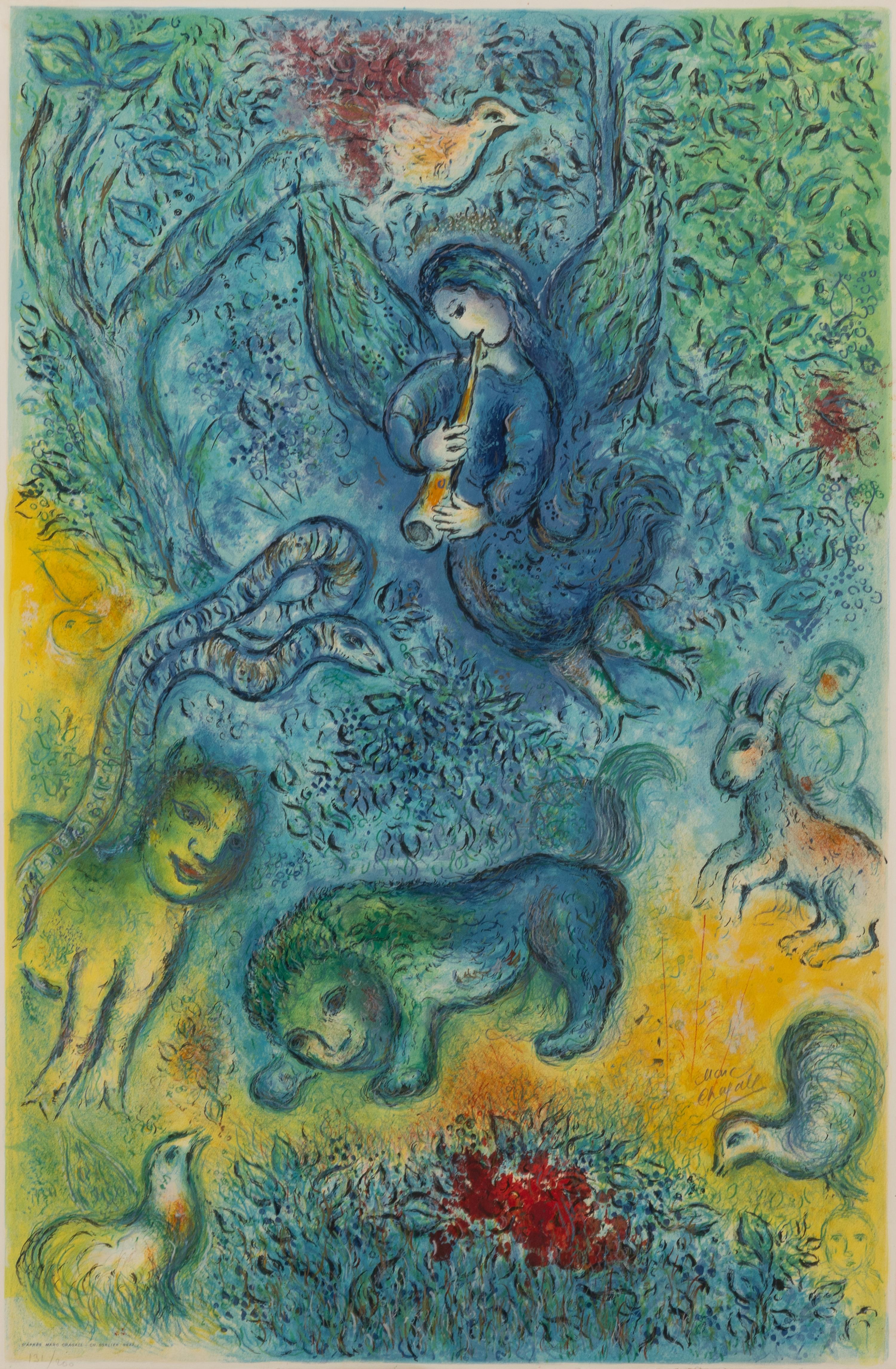 After Marc Chagall, by Charles Sorlier (Belarusian/French, 1887-1985) — La Flûte Enchantée , 1967