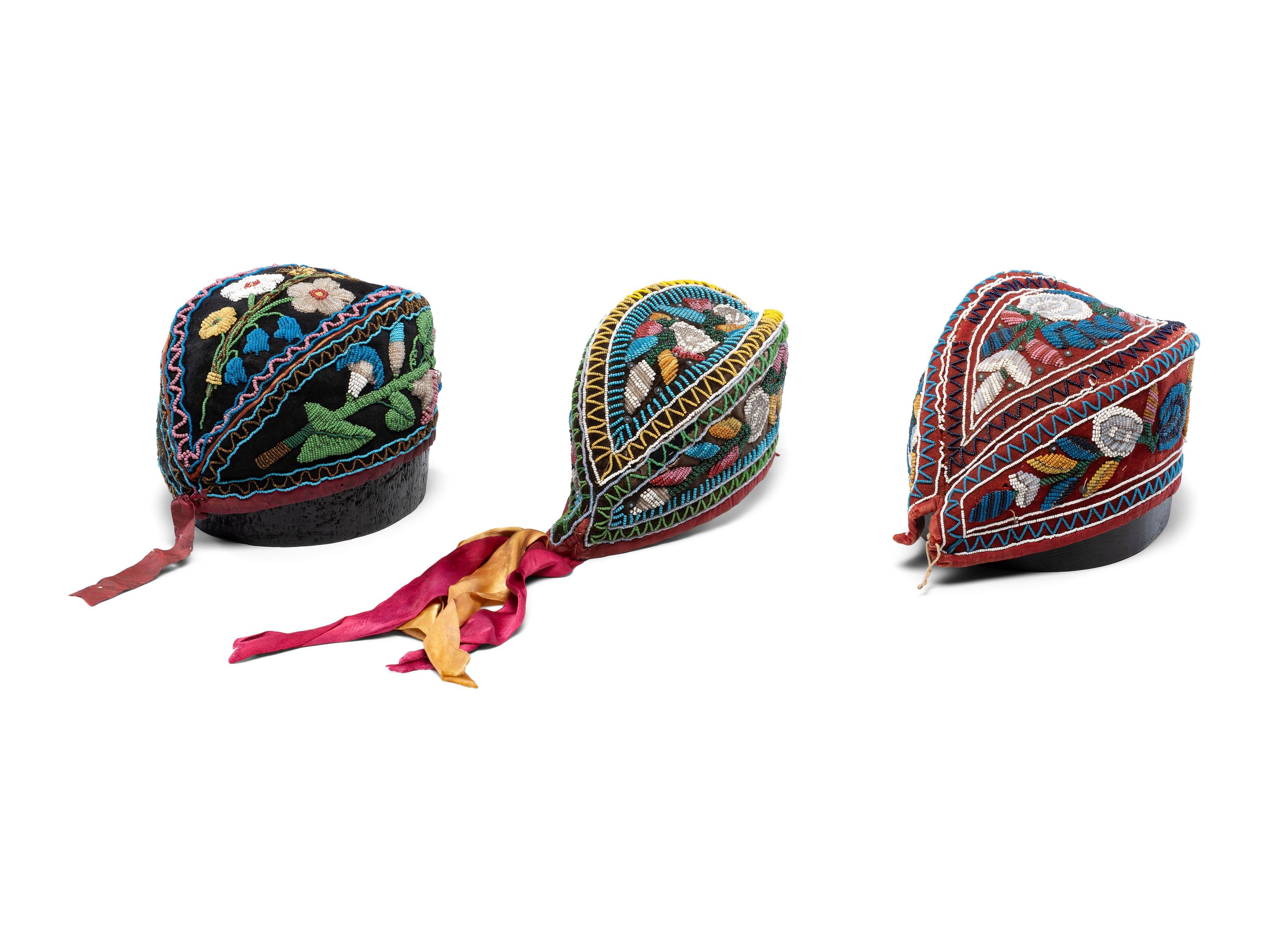 Haudenosaunee Beaded Glengarry Caps
