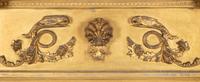 A Regency Giltwood Tabernacle Mirror