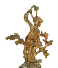 A Louis XV Style Gilt Bronze Mounted Bracket Clock