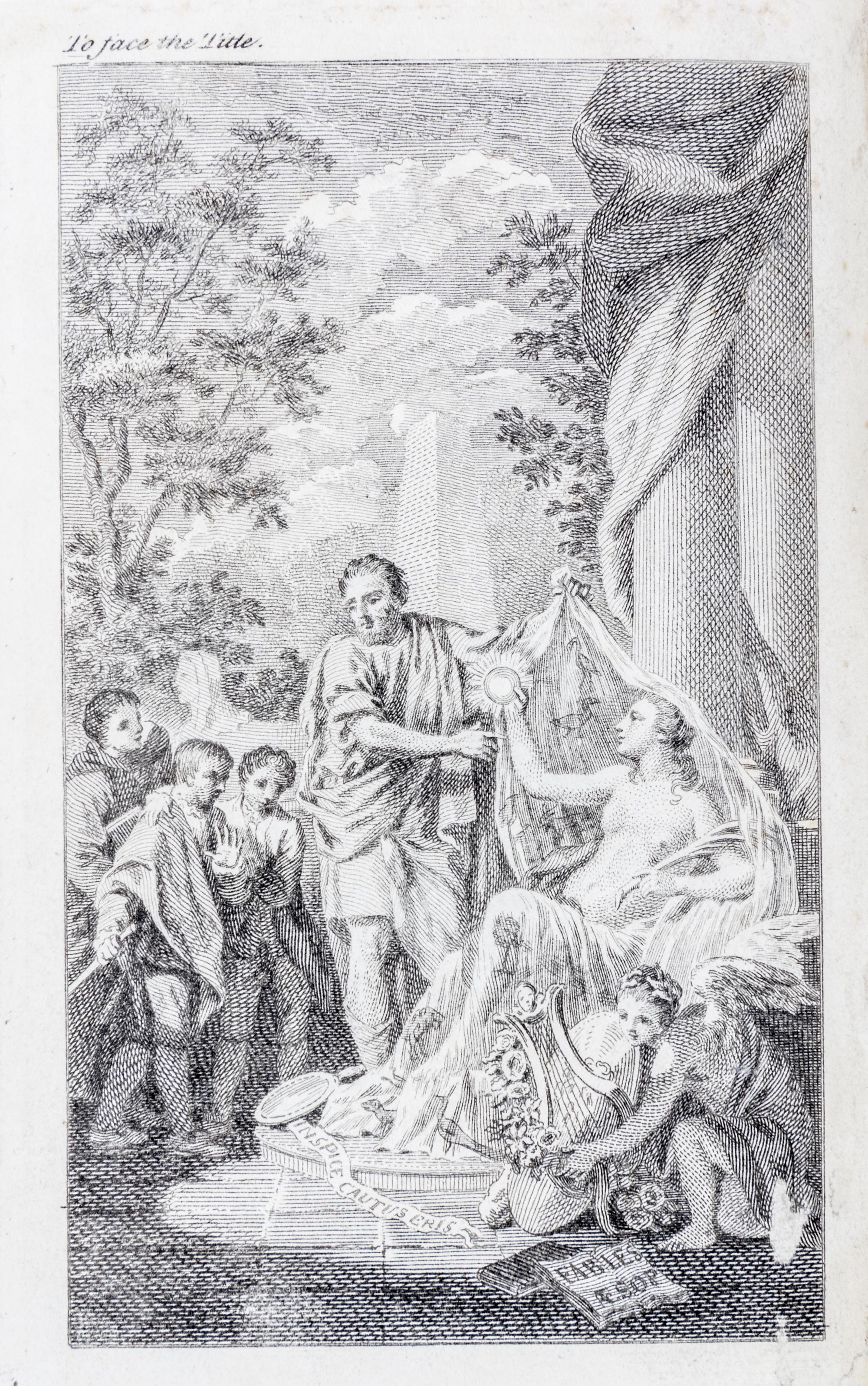 (BASKERVILLE) AESOP. Select Fables. Baskerville, 1761.