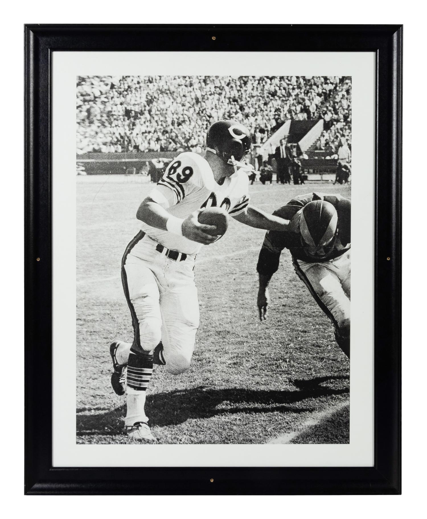 A Group of Four Large Scale Photographs of Mike Ditka Formerly Displayed at Mike Ditka’s Restaurant