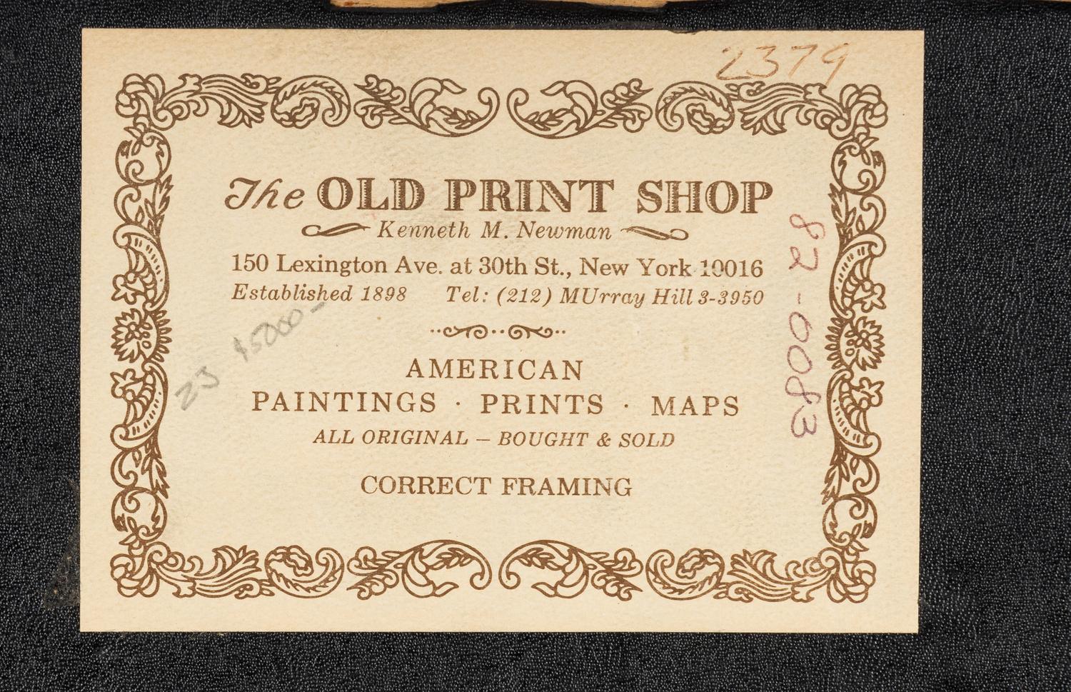 CURRIER, Nathaniel, publisher -- After Arthur F. Tait
