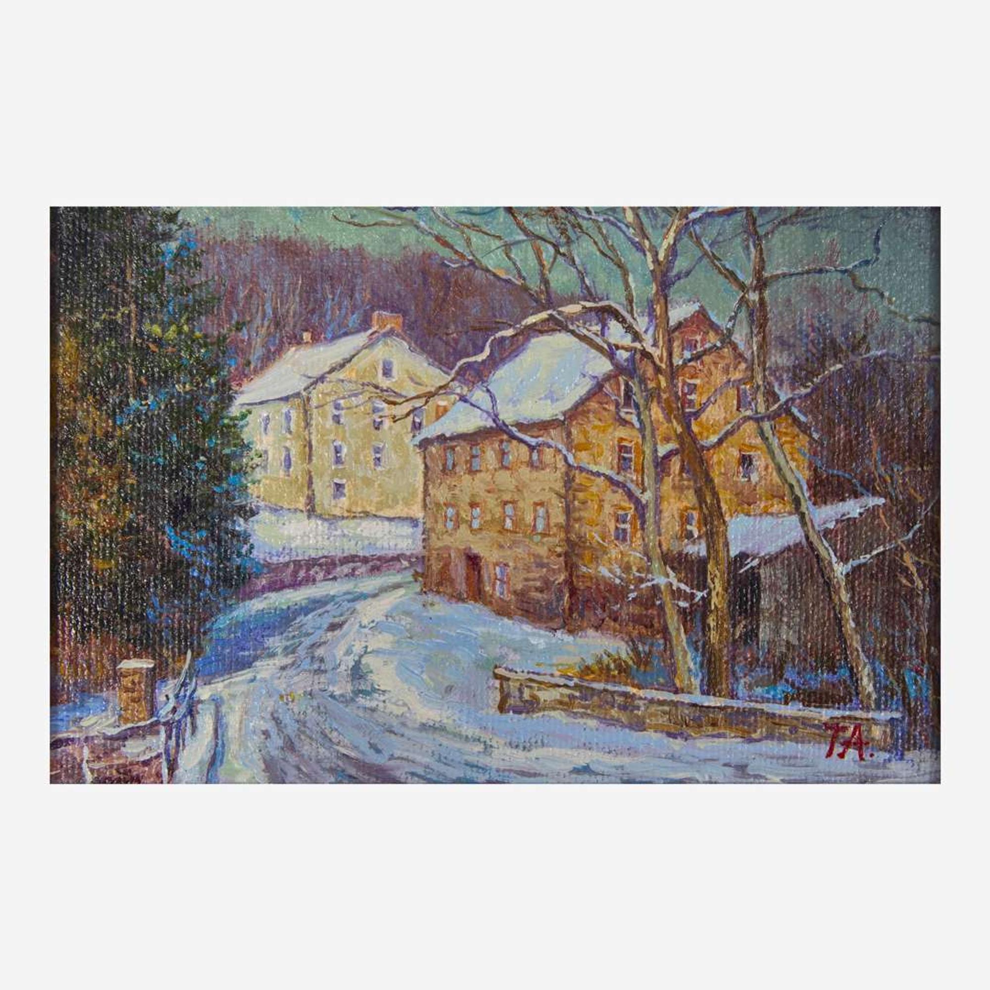 Tatiana Alexeeva (Russian, b.1963) Quiet Village